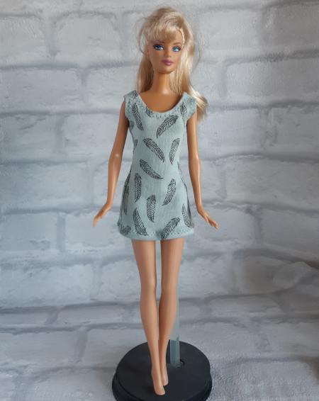 Strandjurkje voor modepopjes van 29 cm
