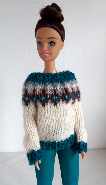 Noorse trui voor modepop