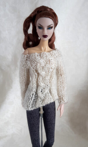 Kabeltrui voor modepoppen zoals Fashion Royalty, Barbie, Steffi Love ed