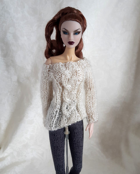 Kabeltrui voor modepoppen zoals Fashion Royalty, Barbie, Steffi Love ed
