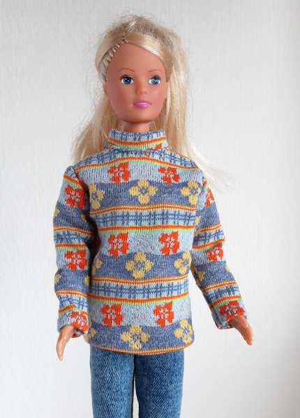 Bloementrui voor modepoppen zoals Steffi Love, Barbie, Fleur e.d.
