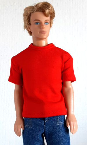 T-shirt voor modepoppen van 30 cm