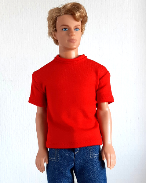 T-shirt voor modepoppen van 30 cm