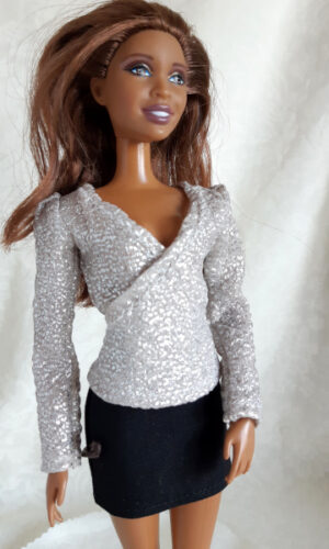 Overslagblouse voor Barbie, Fleur, ed
